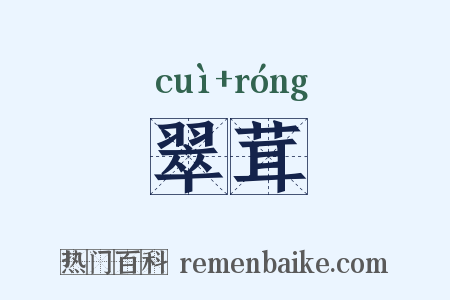 翠茸是什么意思的图片